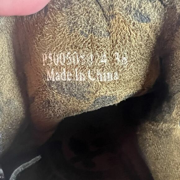 Fly London Womens Yoxy Zipper Wedge Ankle Boots EU 38 US 7.5 Graphite Leather - Picture 13 of 13